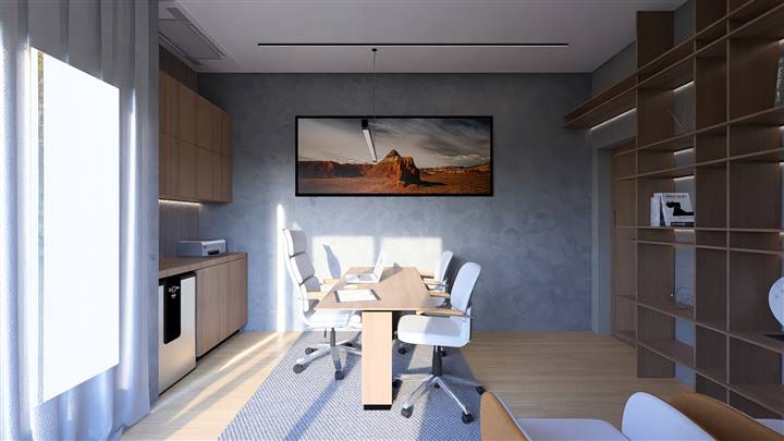 Recepção de escritório — NM2 Arquitetura